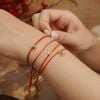  DROPBALL - RED LUCKY STRING BRACELET 