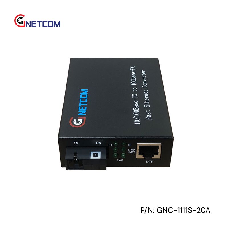 Bộ chuyển đổi quang điện GNETCOM 10/100M GNC-1111S-20A/B