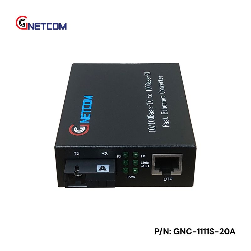 Bộ chuyển đổi quang điện GNETCOM 10/100M GNC-1111S-20A/B