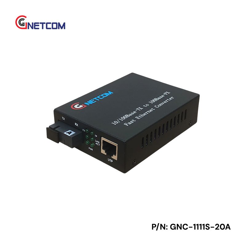 Bộ chuyển đổi quang điện GNETCOM 10/100M GNC-1111S-20A/B