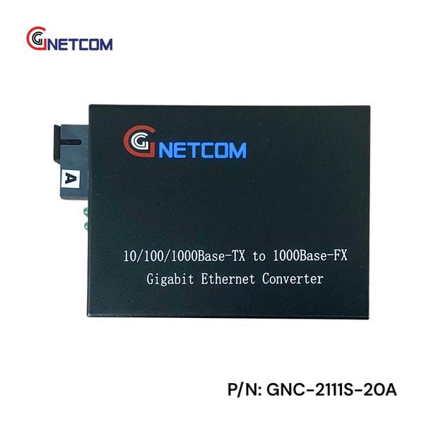  Bộ chuyển đổi quang điện Gigabit GNETCOM 10/100/1000M GNC-2111S-20A/B 