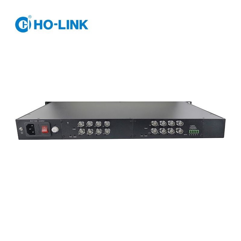 Bộ chuyển đổi video sang quang 16 kênh HO-LINK cho camera 5MP