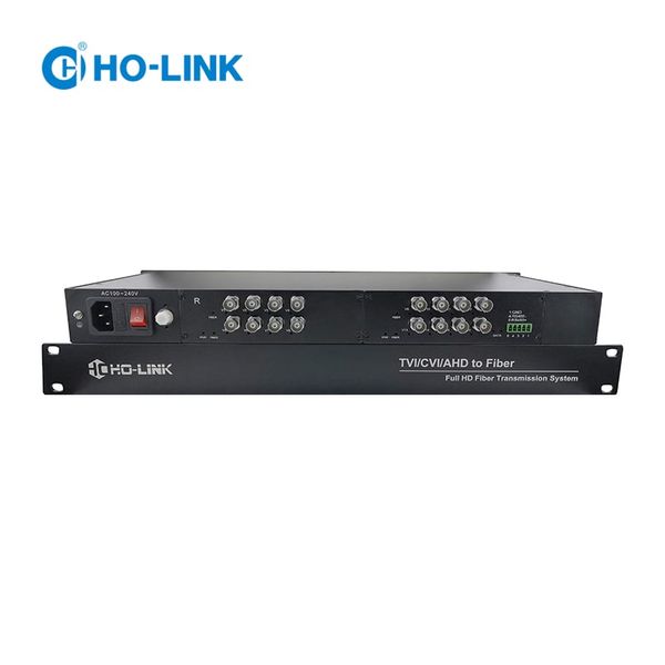  Bộ chuyển đổi video sang quang 16 kênh HO-LINK cho camera 5MP 
