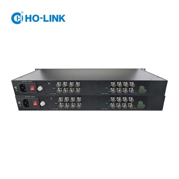  Bộ chuyển đổi video sang quang 16 kênh HO-LINK cho camera 5MP 