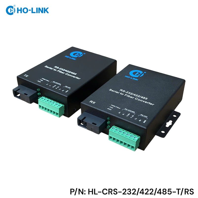Bộ chuyển đổi serial qua quang HO-LINK HL-CRS-232/485/422-T/RS