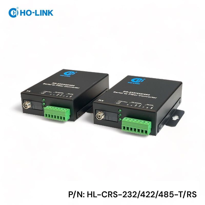 Bộ chuyển đổi serial qua quang HO-LINK HL-CRS-232/485/422-T/RS