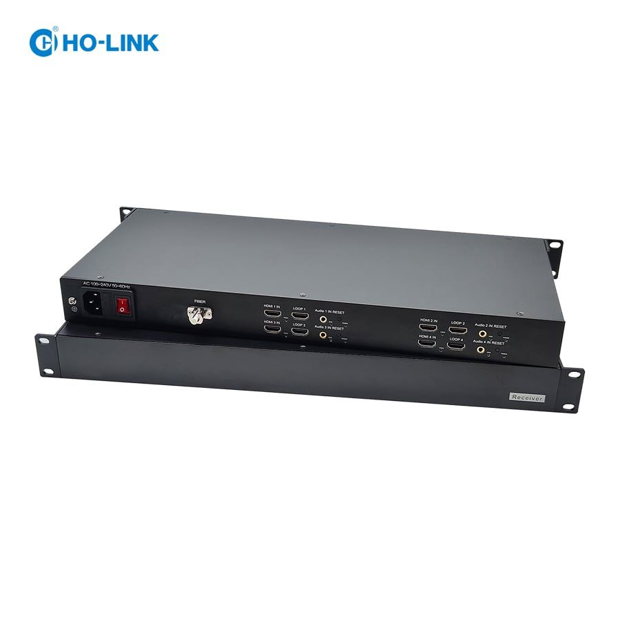 Bộ chuyển đổi HDMI sang quang 4 kênh 4K60Hz HO-LINK HL-H20iL-400