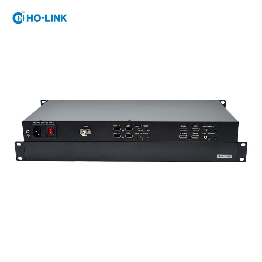 Bộ chuyển đổi HDMI sang quang 4 kênh 4K60Hz HO-LINK HL-H20iL-400
