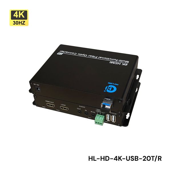  Bộ chuyển đổi HDMI sang quang 4K có USB HO-LINK HL-HD-4K-USB-20TR 