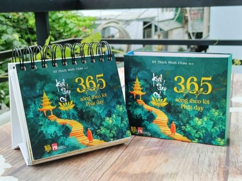  Kinh Pháp Cú - 365 ngày sống theo lời Phật dạy (bản cao cấp, in màu) 