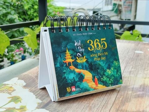  Kinh Pháp Cú - 365 ngày sống theo lời Phật dạy (bản cao cấp, in màu) 