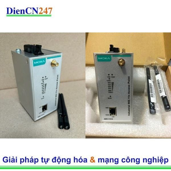  AWK-1131A-EU-T Moxa Vietnam – Bộ thu phát Wi-Fi công nghiệp tốc độ cao, hoạt động bền bỉ 