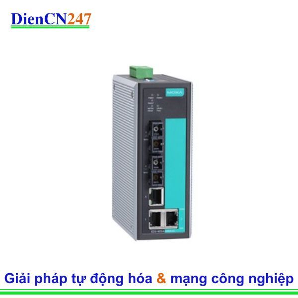  EDS-405A-SS-SC Moxa Vietnam – Switch Ethernet Công Nghiệp 5 Cổng 