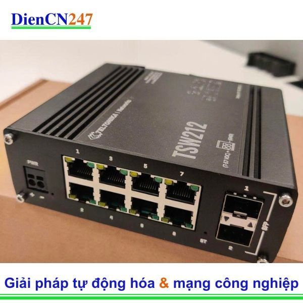 TSW212 Switch Gigabit Teltonika Vietnam – Bộ chia mạng công nghiệp hiệu suất cao 