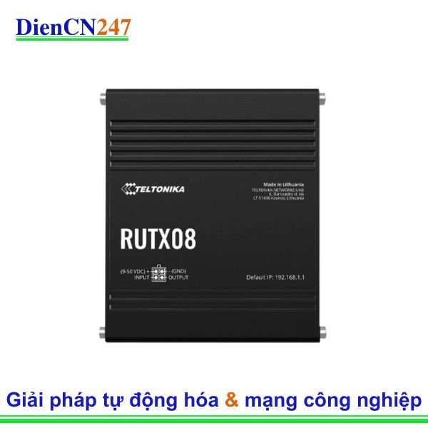  RUTX08 Teltonika – Bộ định tuyến công nghiệp Gigabit đa năng, hiệu suất cao | Teltonika Vietnam 