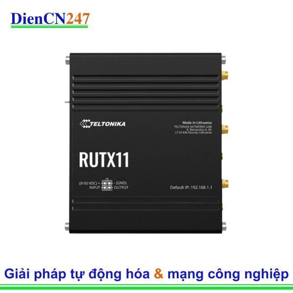  Teltonika RUTX11 Teltonika Vietnam – Router Công Nghiệp 4G LTE Cat 6 Hiệu Suất Cao 