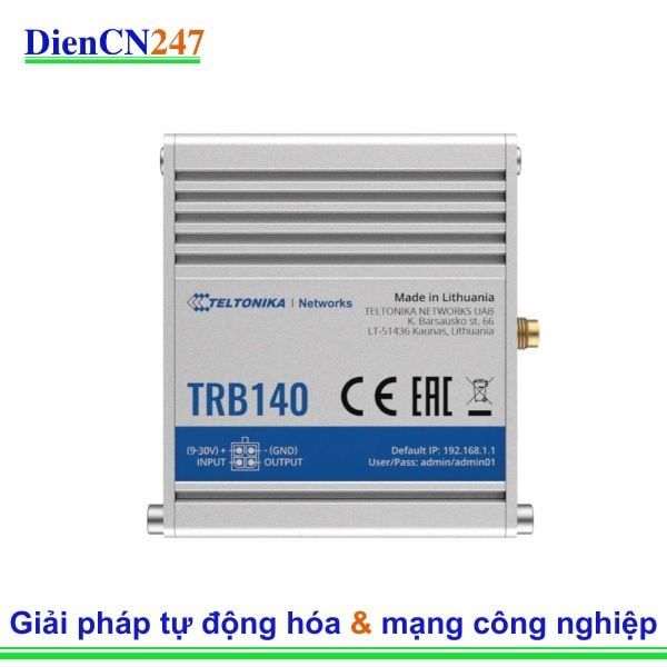  Teltonika TRB140 – Gateway công nghiệp hiệu suất cao, thiết kế nhỏ gọn | Teltonika Vietnam 