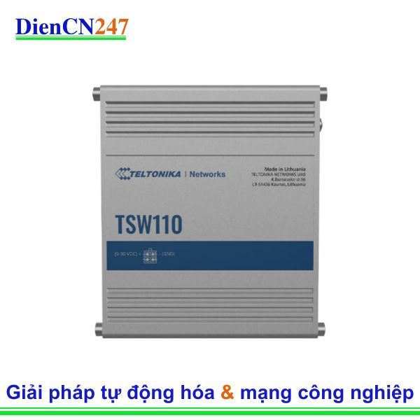  Teltonika TSW110 – Switch công nghiệp 5 cổng Gigabit Ethernet | Teltonika Vietnam 