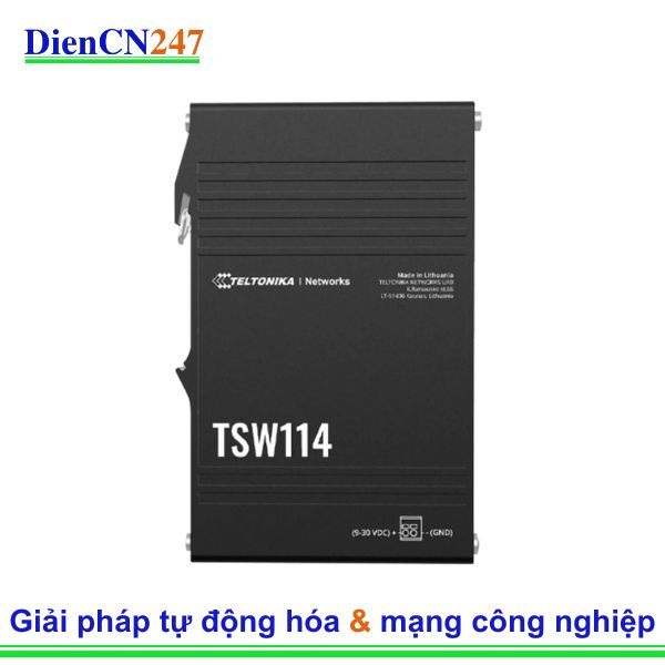  Teltonika TSW114 – Switch công nghiệp 5 cổng Gigabit Ethernet | Teltonika Vietnam 
