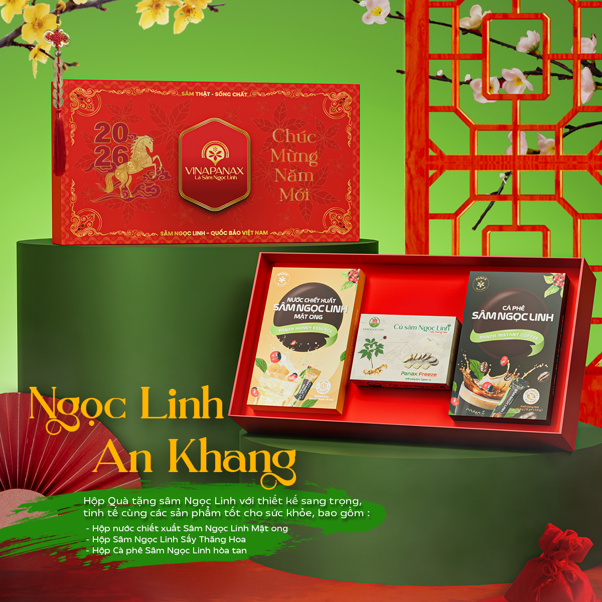  Hộp Quà Tết Ngọc Linh An Khang 