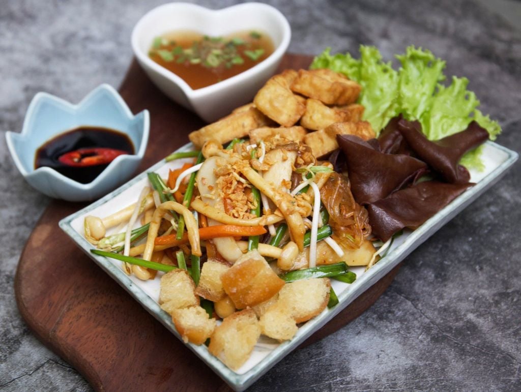  Hủ Tiếu Khô trộn Sauce Nấm 