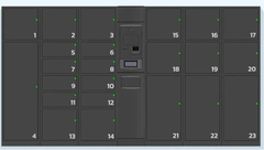 Tủ Gửi Đồ Thông Minh Smart Locker S-locker Simple