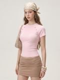  ÁO TAY NGẮN / BOUTON TOP (ATN01) 