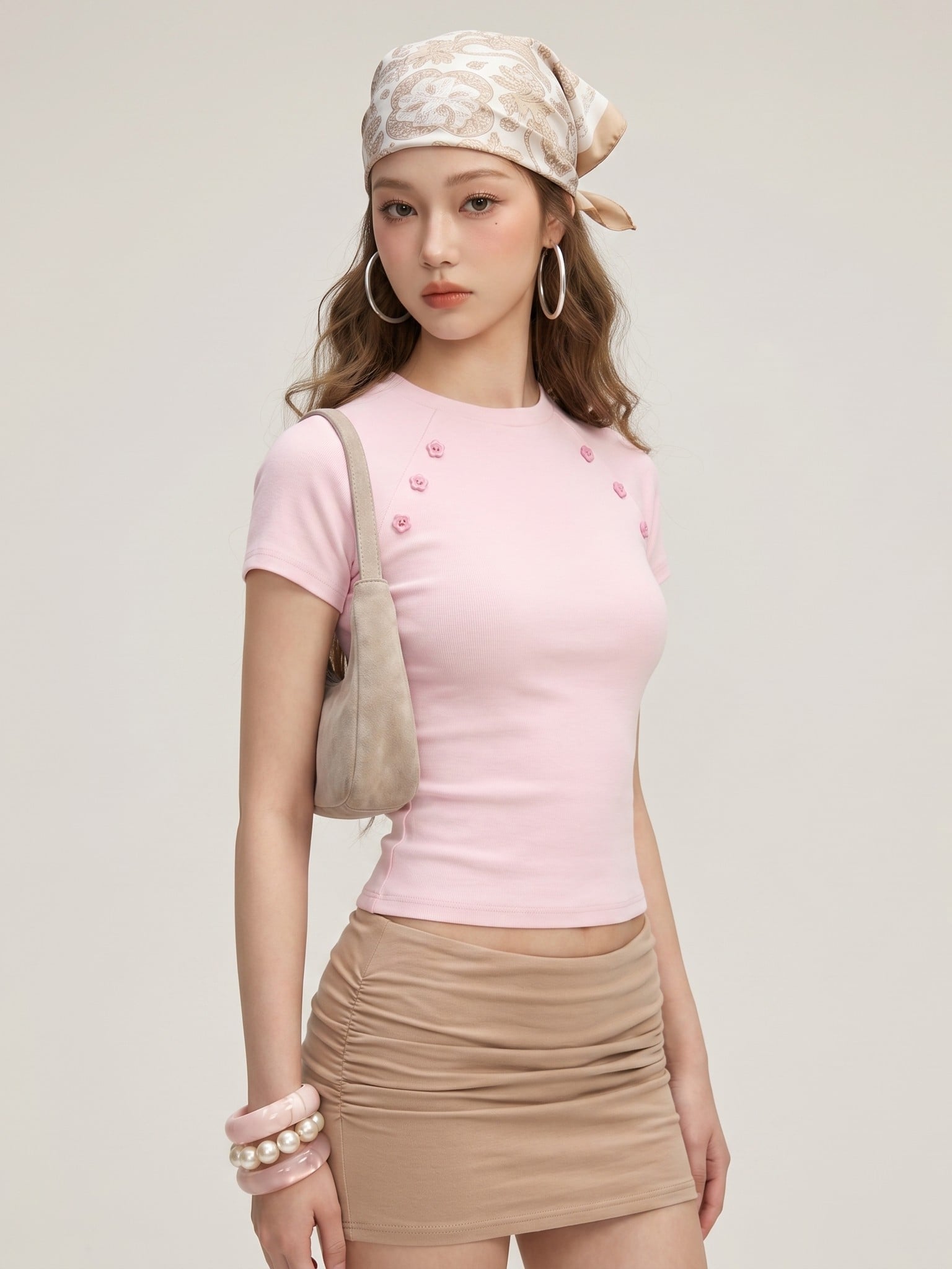  ÁO TAY NGẮN / BOUTON TOP (ATN01) 