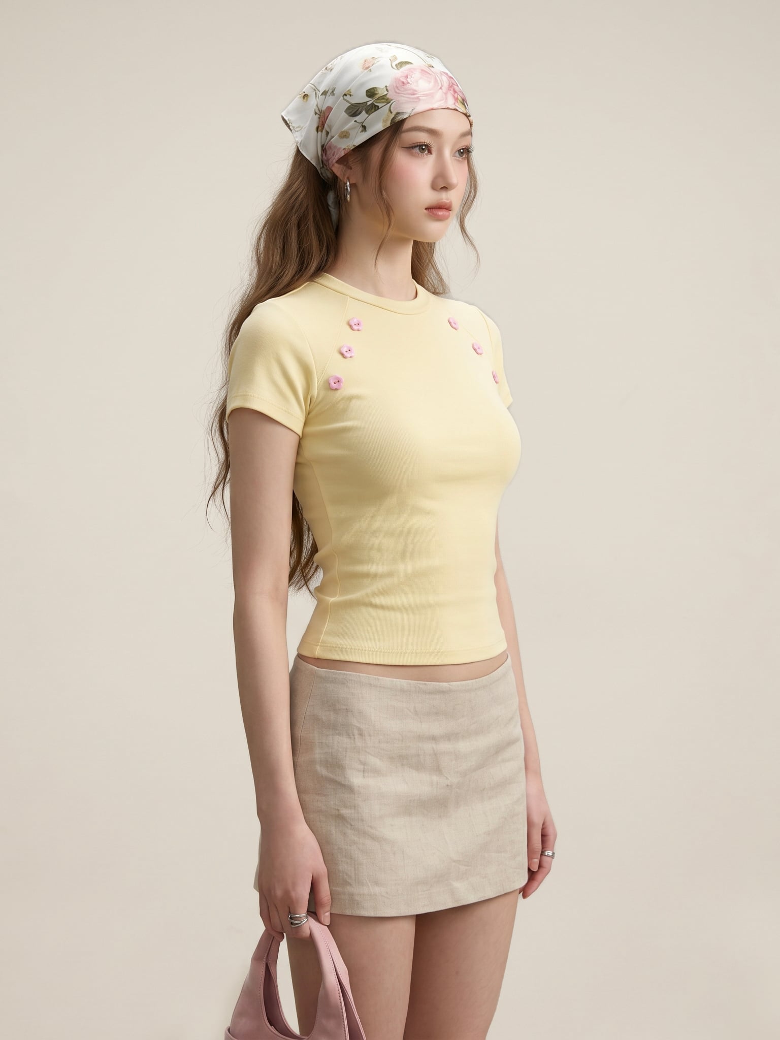  ÁO TAY NGẮN / BOUTON TOP (ATN01) 