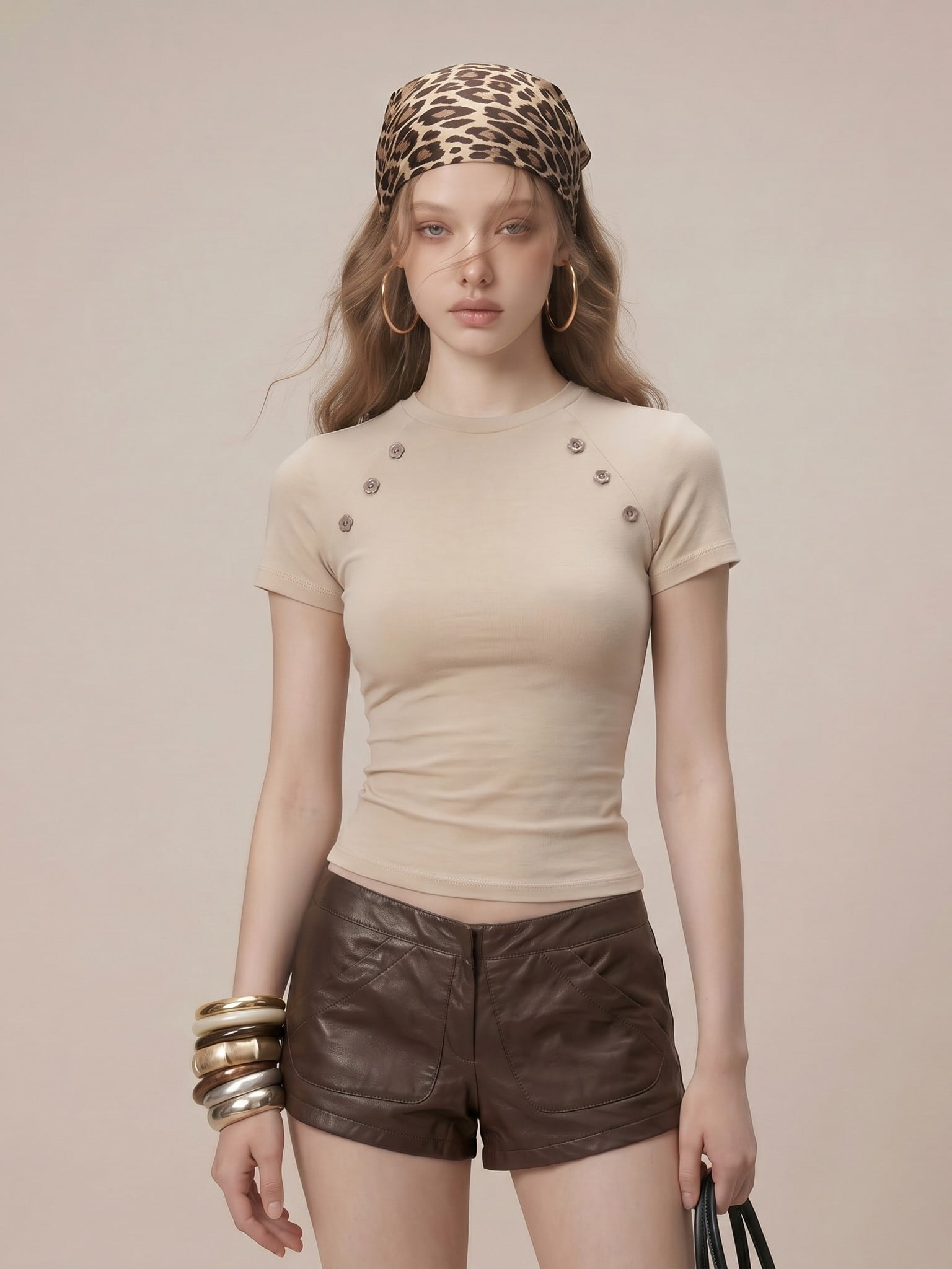  ÁO TAY NGẮN / BOUTON TOP (ATN01) 