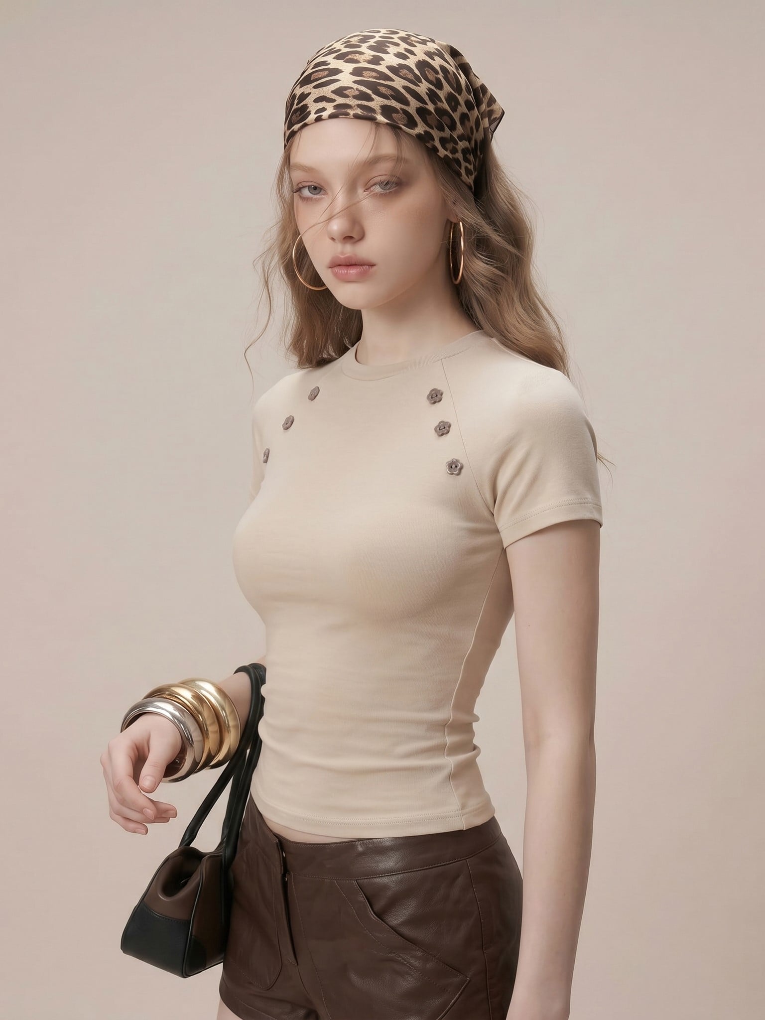  ÁO TAY NGẮN / BOUTON TOP (ATN01) 