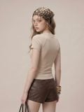  ÁO TAY NGẮN / BOUTON TOP (ATN01) 