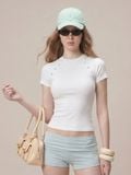  ÁO TAY NGẮN / BOUTON TOP (ATN01) 