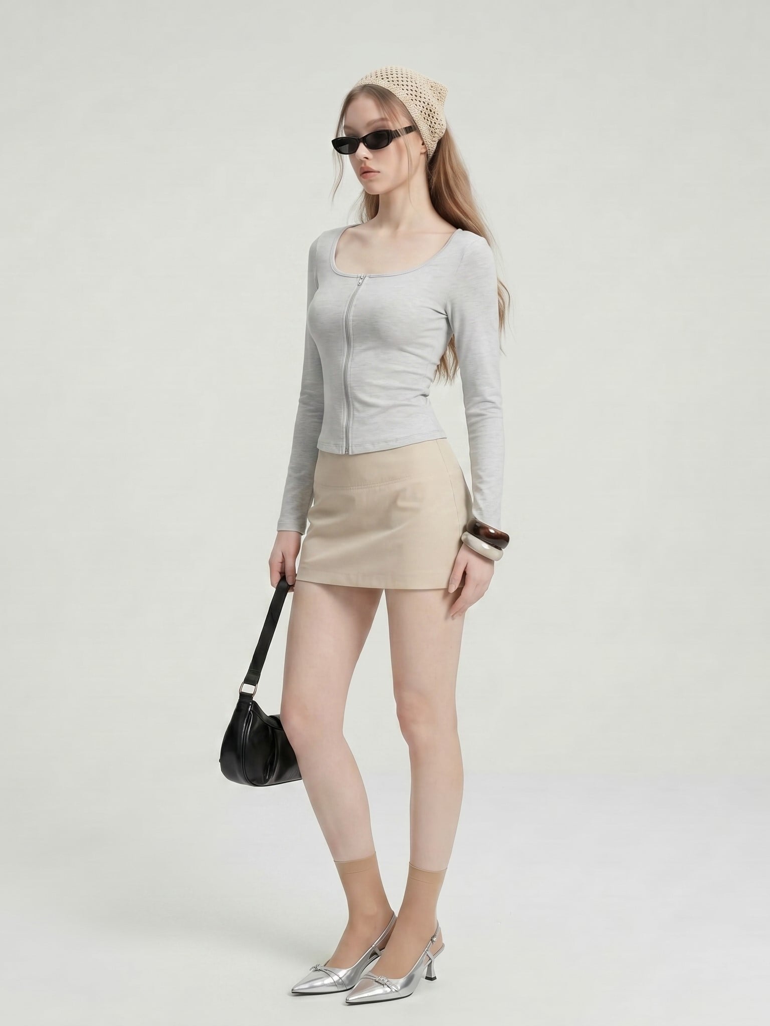  ÁO TAY DÀI / CAMELLIA TOP (ATD05) 