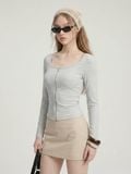  ÁO TAY DÀI / CAMELLIA TOP (ATD05) 