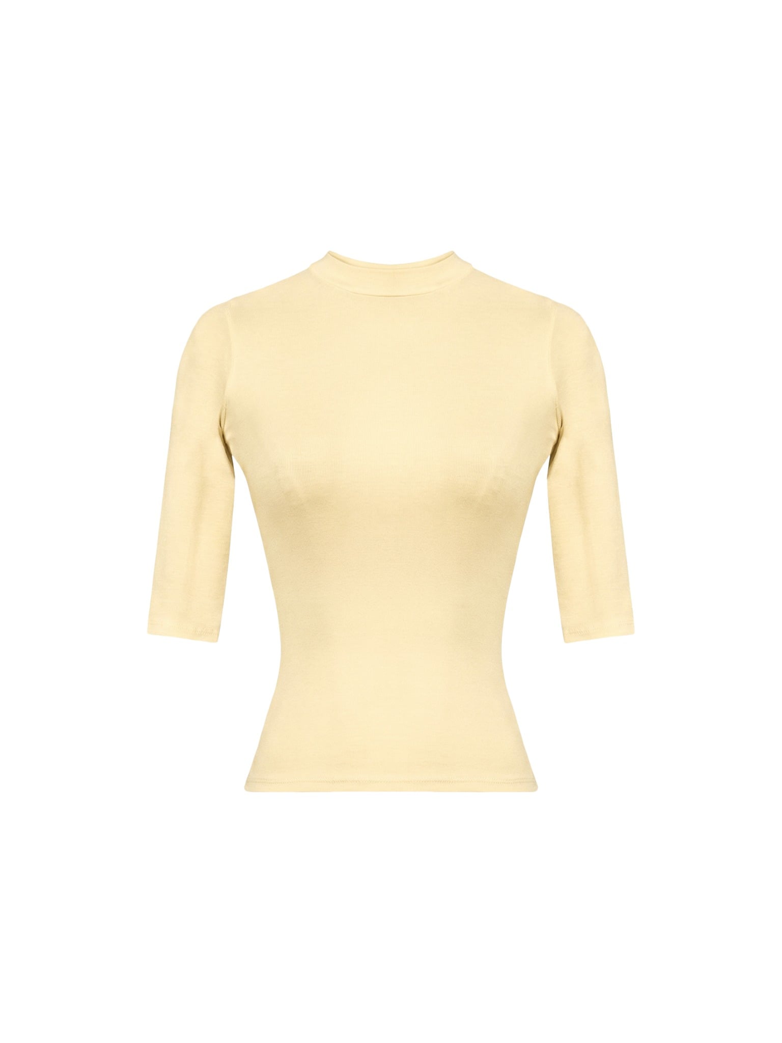  Áo Thun Tay Lửng Nữ VSS Cổ Lọ Form Ôm Body Chiết Eo (ATL01) 