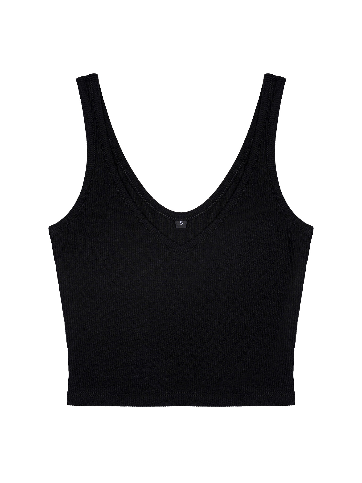  Áo Ba Lỗ Nữ Croptop Cổ Chữ V Ôm Body Chiết Eo (ABL07) 