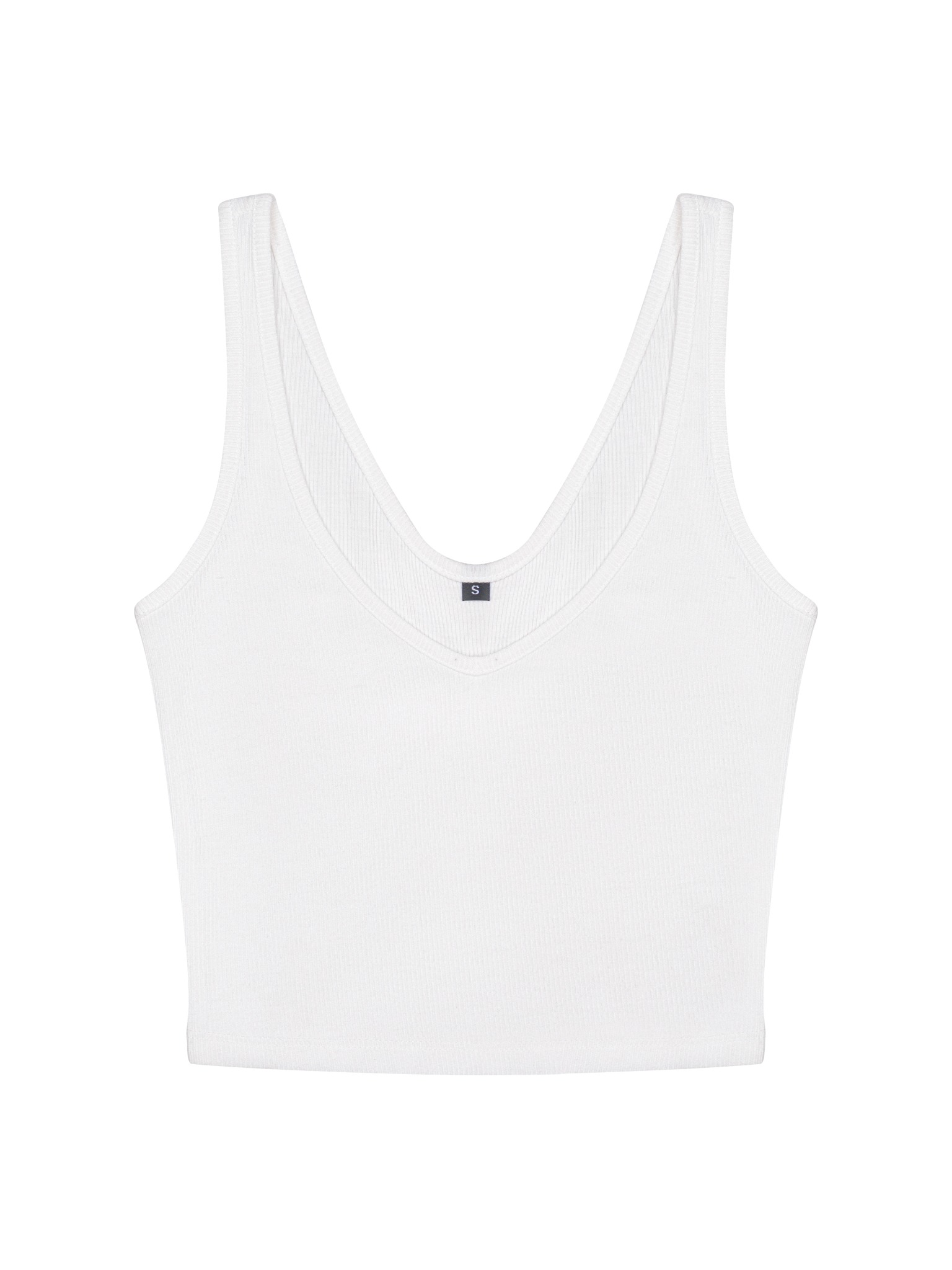  Áo Ba Lỗ Nữ Croptop Cổ Chữ V Ôm Body Chiết Eo (ABL07) 