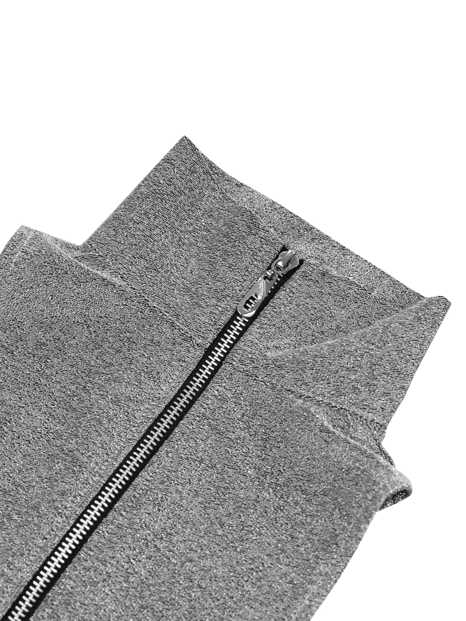  Áo Ba Lỗ Nữ Body Chiết Eo Cổ Trụ Vải Kim Tuyến Khoá Kéo Kim Loại (ABL12) 