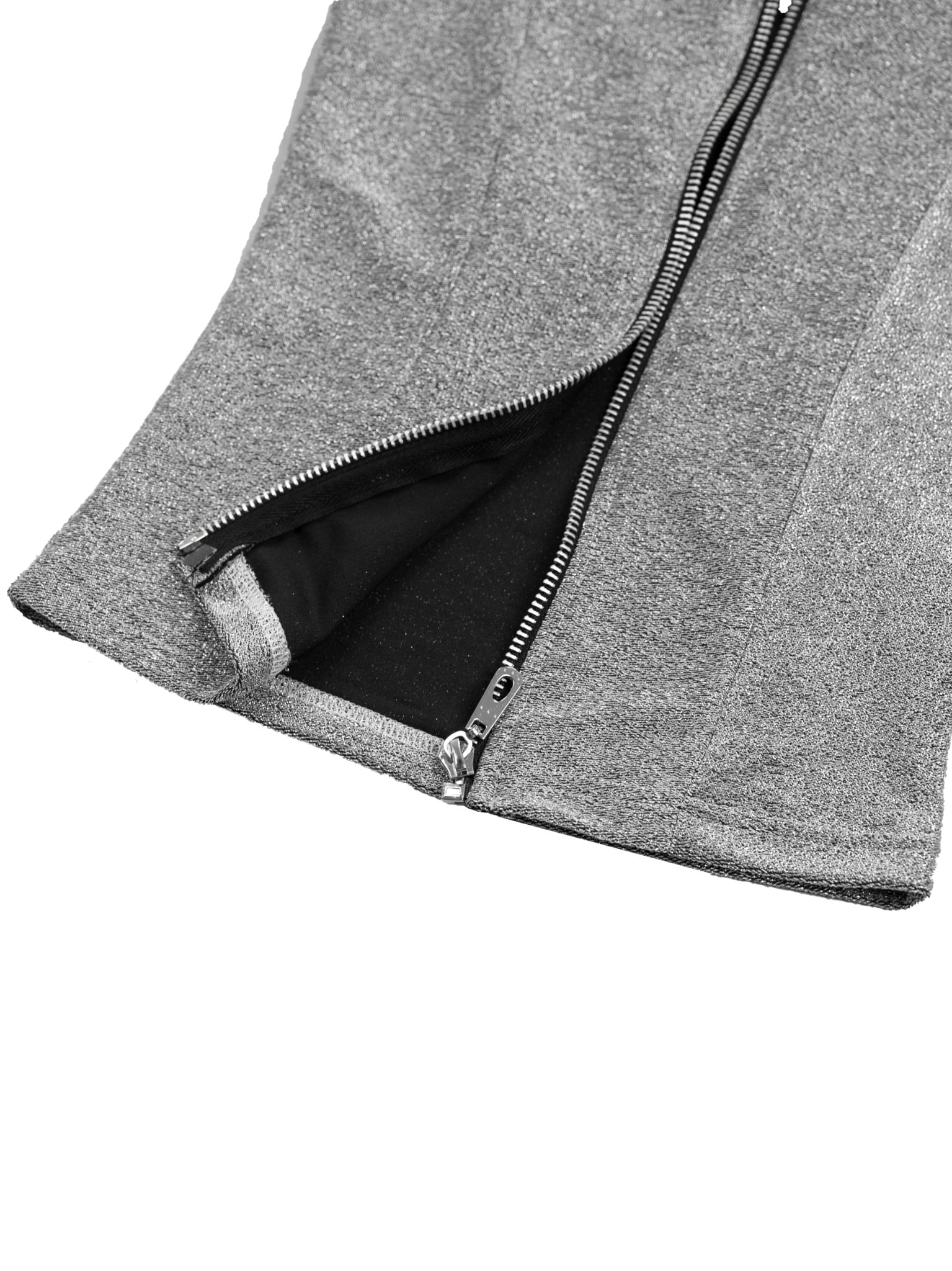  Áo Ba Lỗ Nữ Body Chiết Eo Cổ Trụ Vải Kim Tuyến Khoá Kéo Kim Loại (ABL12) 