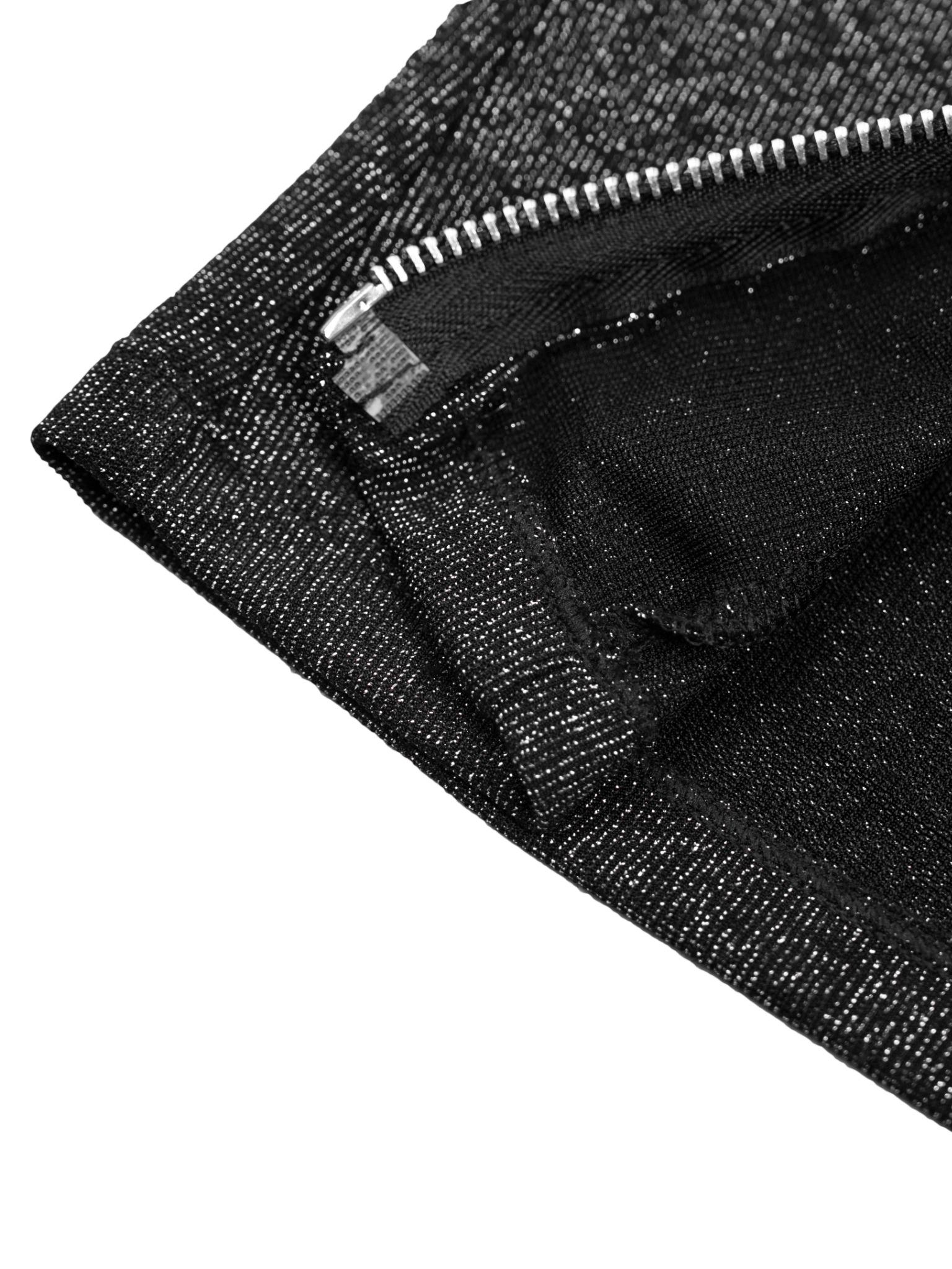  Áo Ba Lỗ Nữ Body Chiết Eo Cổ Trụ Vải Kim Tuyến Khoá Kéo Kim Loại (ABL12) 