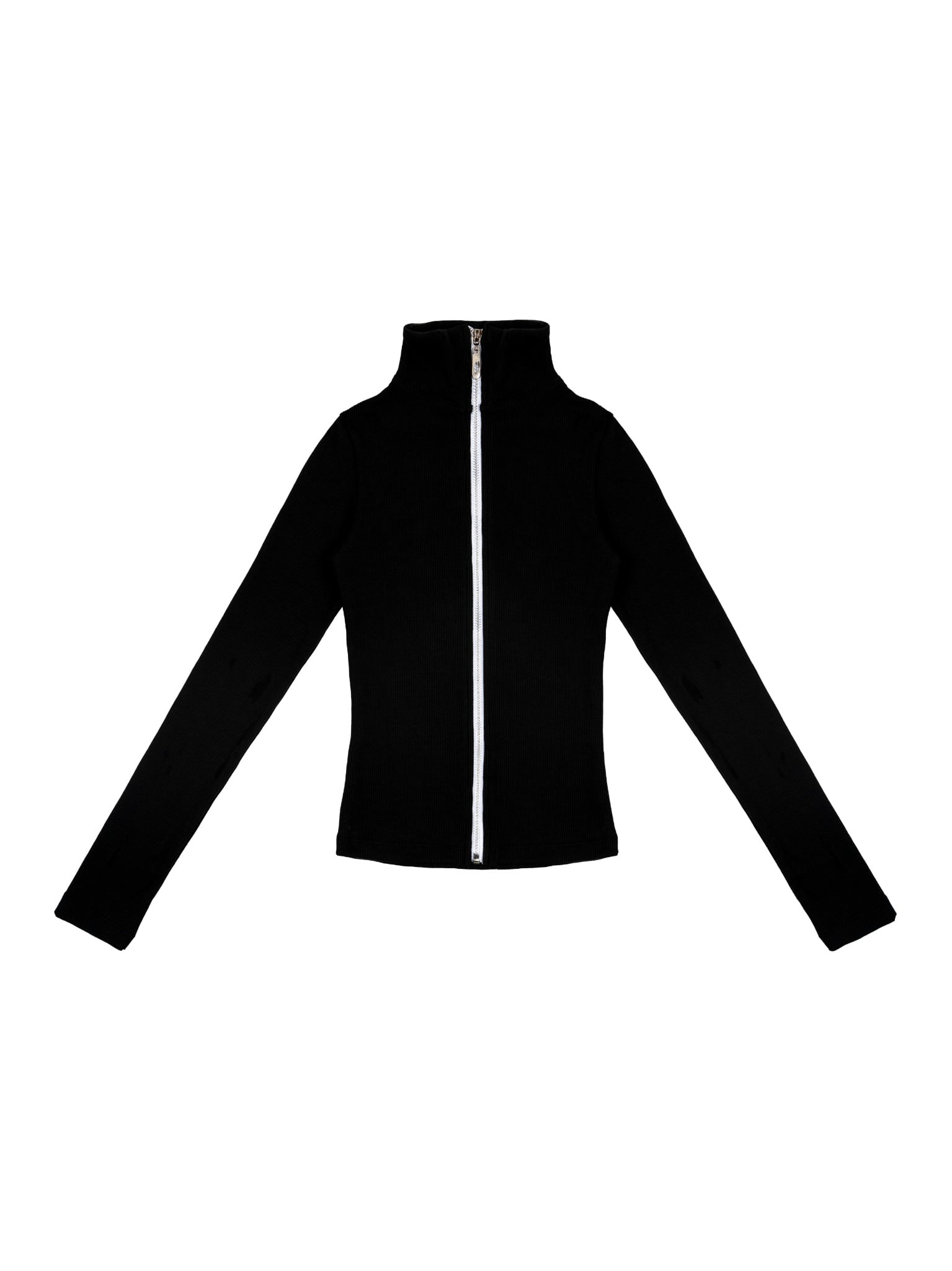  Áo Dài Tay Nữ Ôm Body Chiết Eo Cổ Lọ Khoá Kéo (ATD02) 