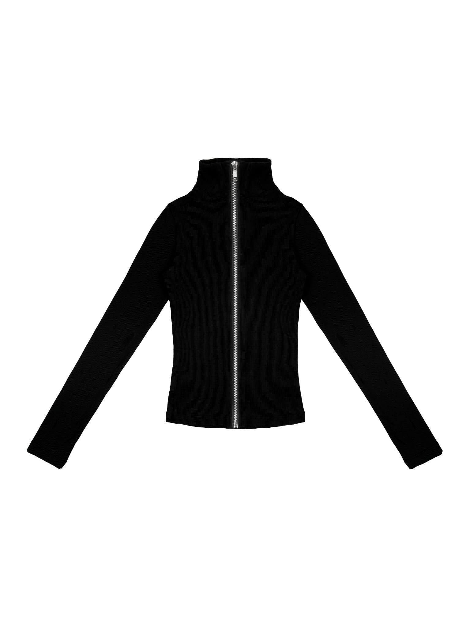  Áo Dài Tay Nữ Ôm Body Chiết Eo Cổ Lọ Khoá Kéo (ATD02) 