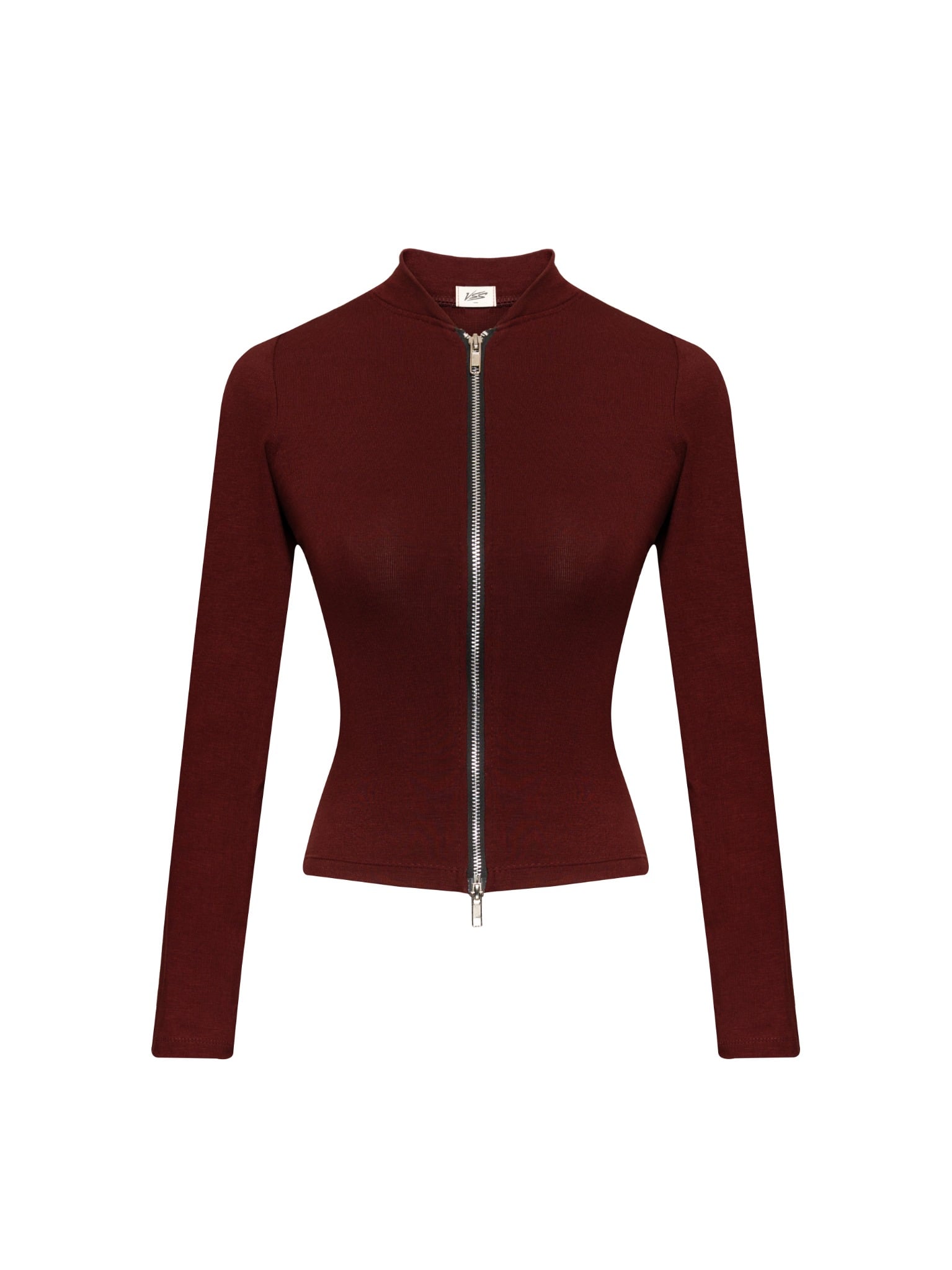  Áo Dài Tay Nữ Ôm Body Chiết Eo Cổ Tròn Khoá Kéo 2 Đầu (ATD10) 