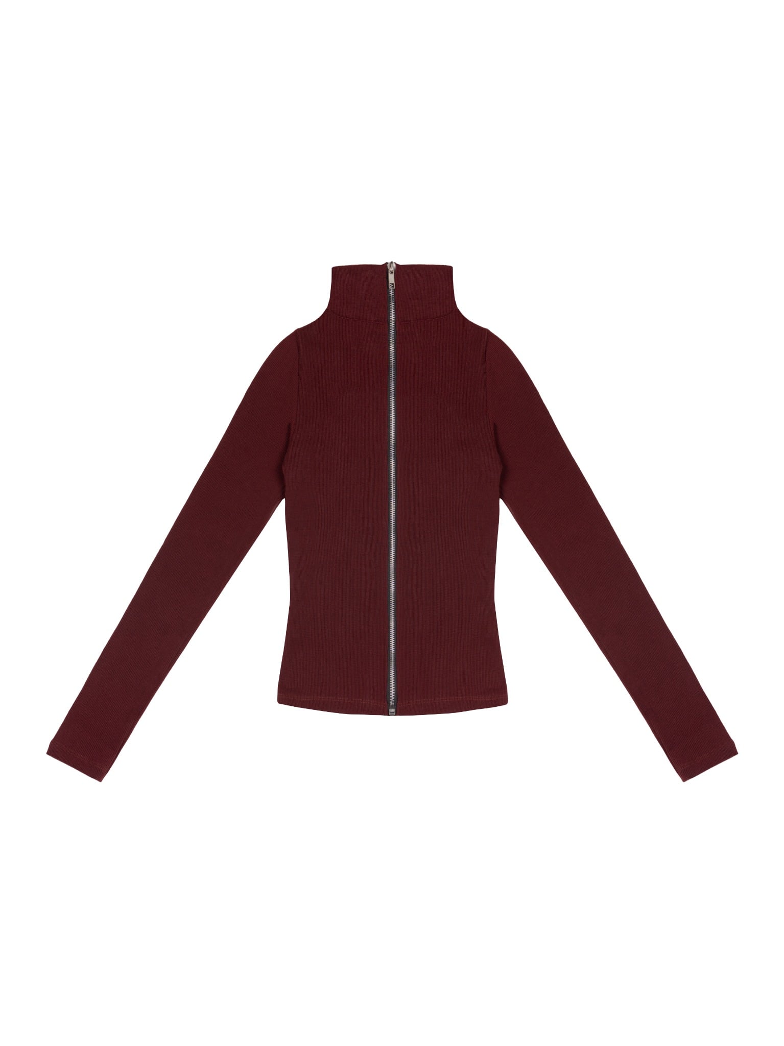  Áo Dài Tay Nữ Ôm Body Chiết Eo Cổ Lọ Khoá Kéo (ATD02) 