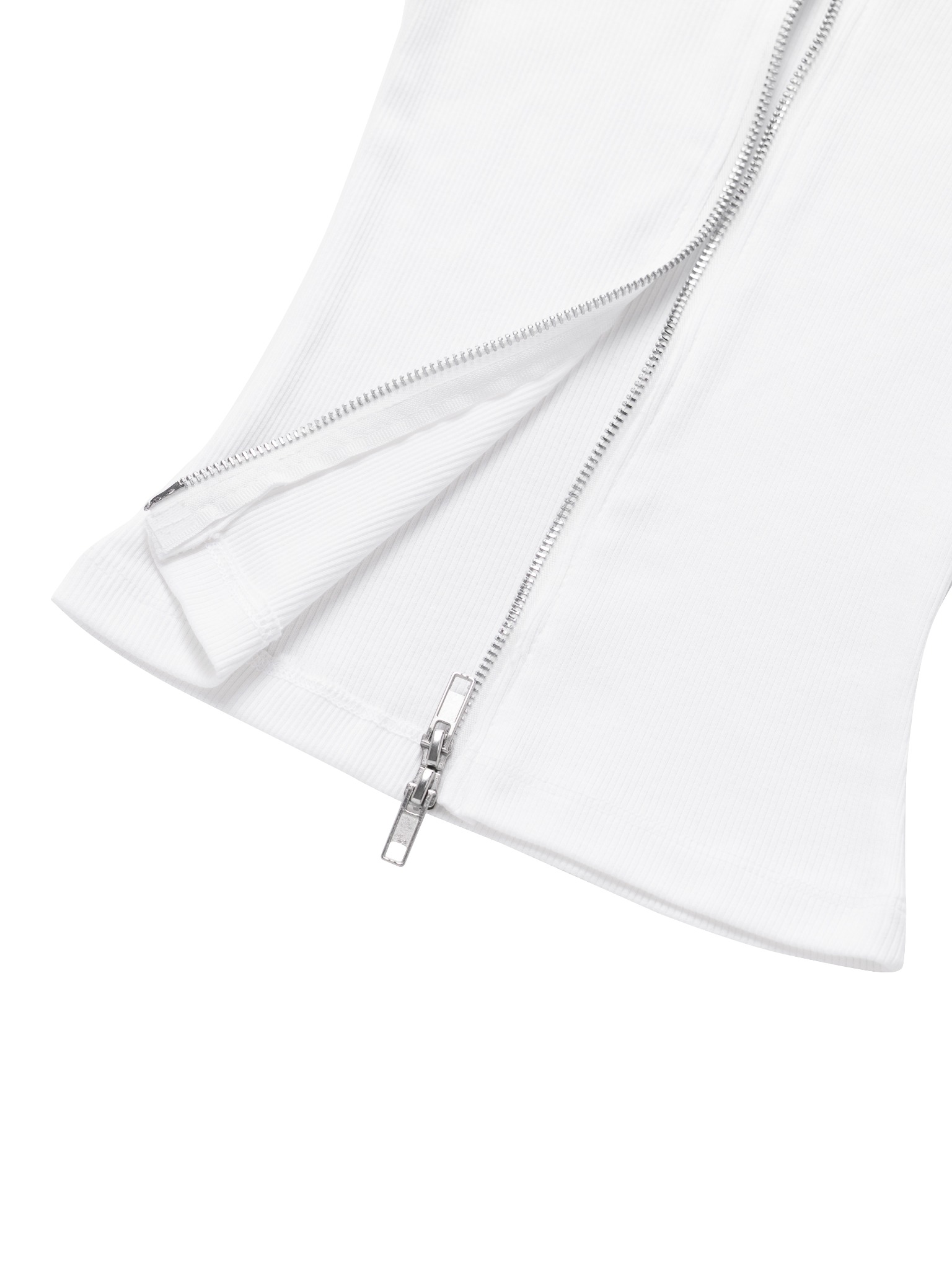  Áo Dài Tay Nữ Ôm Body Chiết Eo Cổ Tròn Khoá Kéo 2 Đầu (ATD10) 