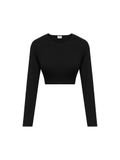  Áo Thun Dài Tay Nữ Form Croptop Ôm Body Chiết Eo (ATD08) 