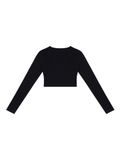  Áo Thun Dài Tay Nữ Form Croptop Ôm Body Chiết Eo (ATD08) 