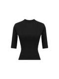  Áo Thun Tay Lửng Nữ VSS Cổ Lọ Form Ôm Body Chiết Eo (ATL01) 