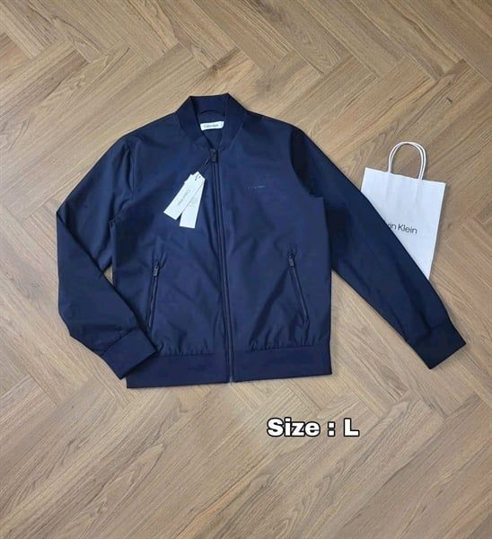  Áo Khoác Calvin Klein Mỏng Công Sở Màu Xanh Tím Than 